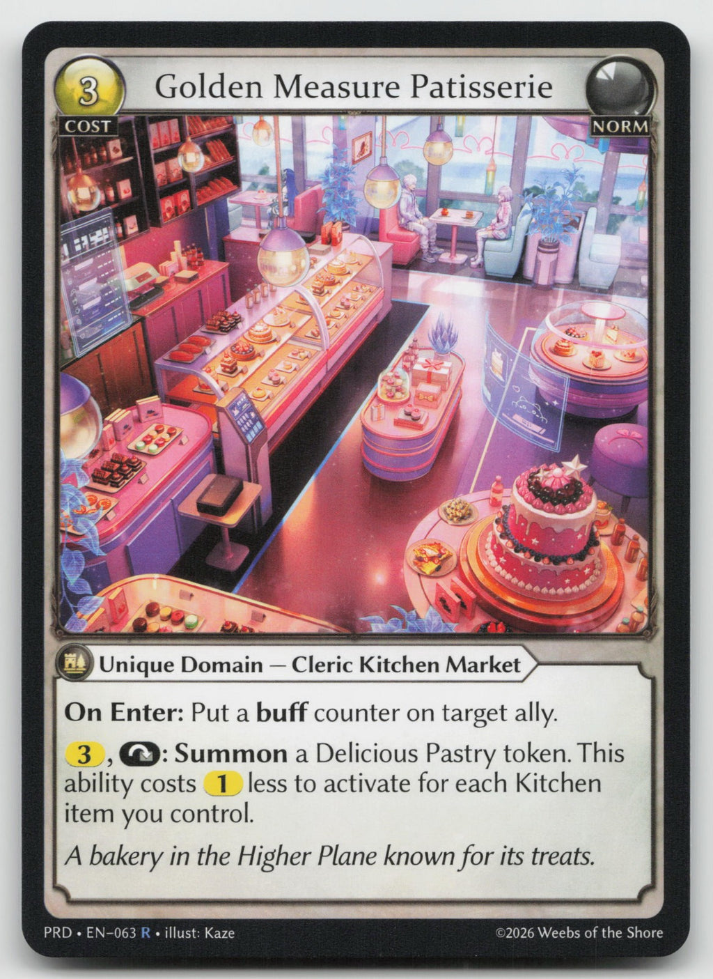 Golden Measure Patisserie Rare .asphodel/paradise 063 NM