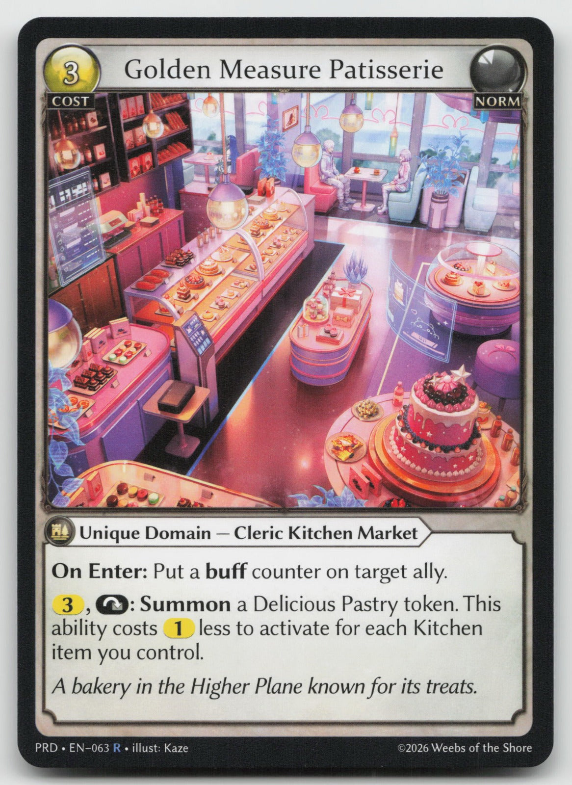 Golden Measure Patisserie Rare .asphodel/paradise 063 NM