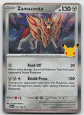 Zamazenta Holo Rare ME: 30th Celebration 107/128 NM
