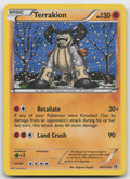 Terrakion Holo Rare Legendary Treasures 84/113 HP