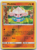 Meditite Reverse Holo Common SM - Celestial Storm 76/168 NM
