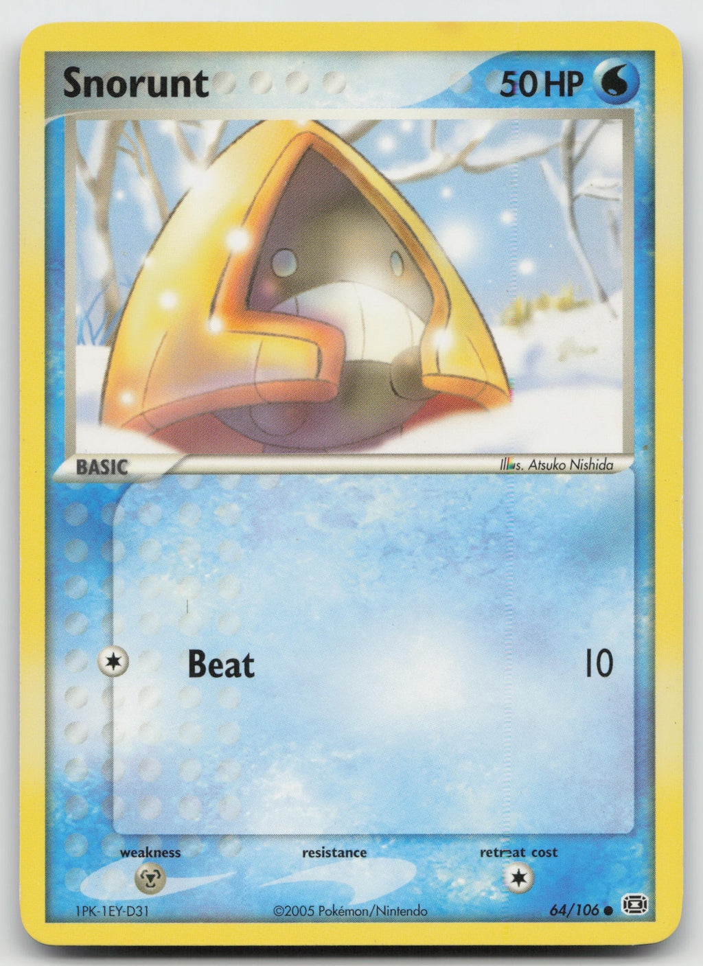 Snorunt Common Normal Emerald 64/106 LP