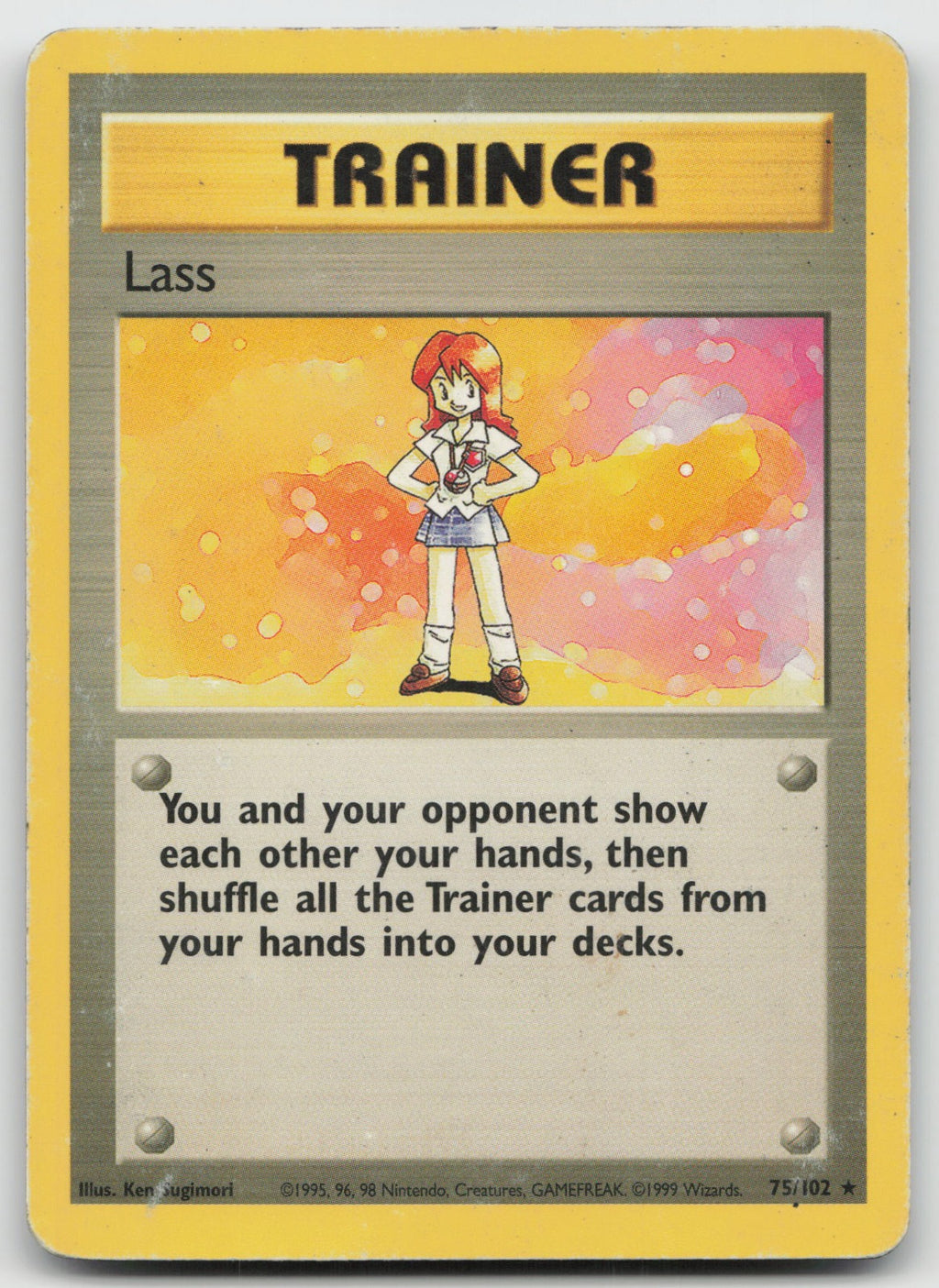 Lass Rare Base Set 75/102 HP