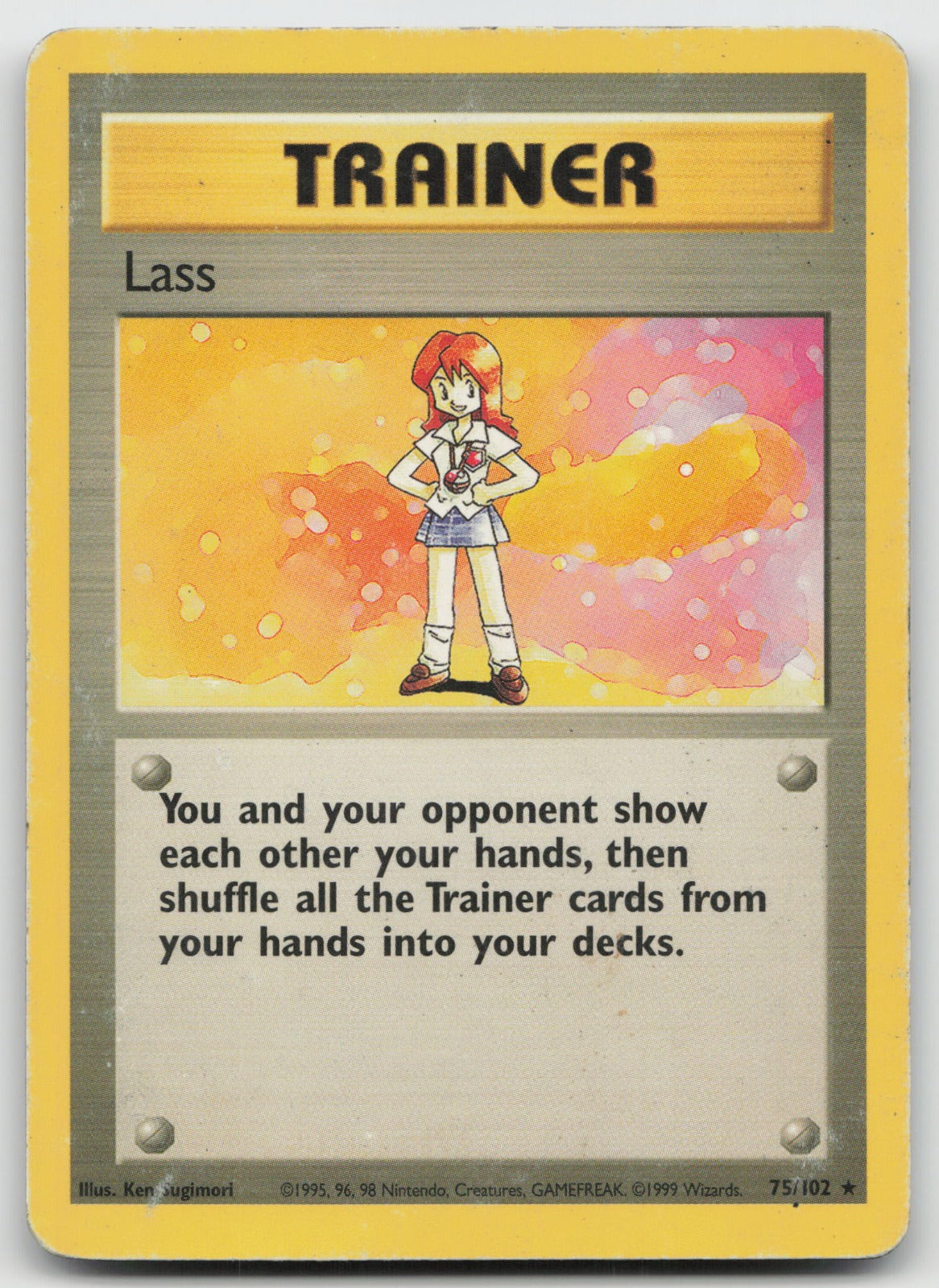 Lass Rare Base Set 75/102 HP