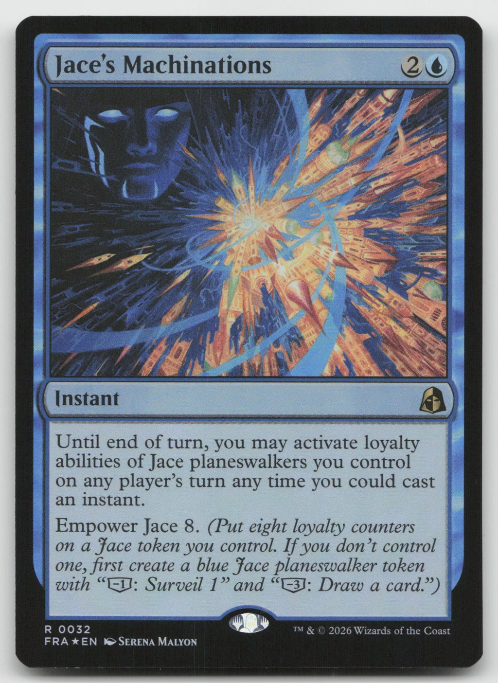 Jace's Machinations R Foil Reality Fracture 32 NM