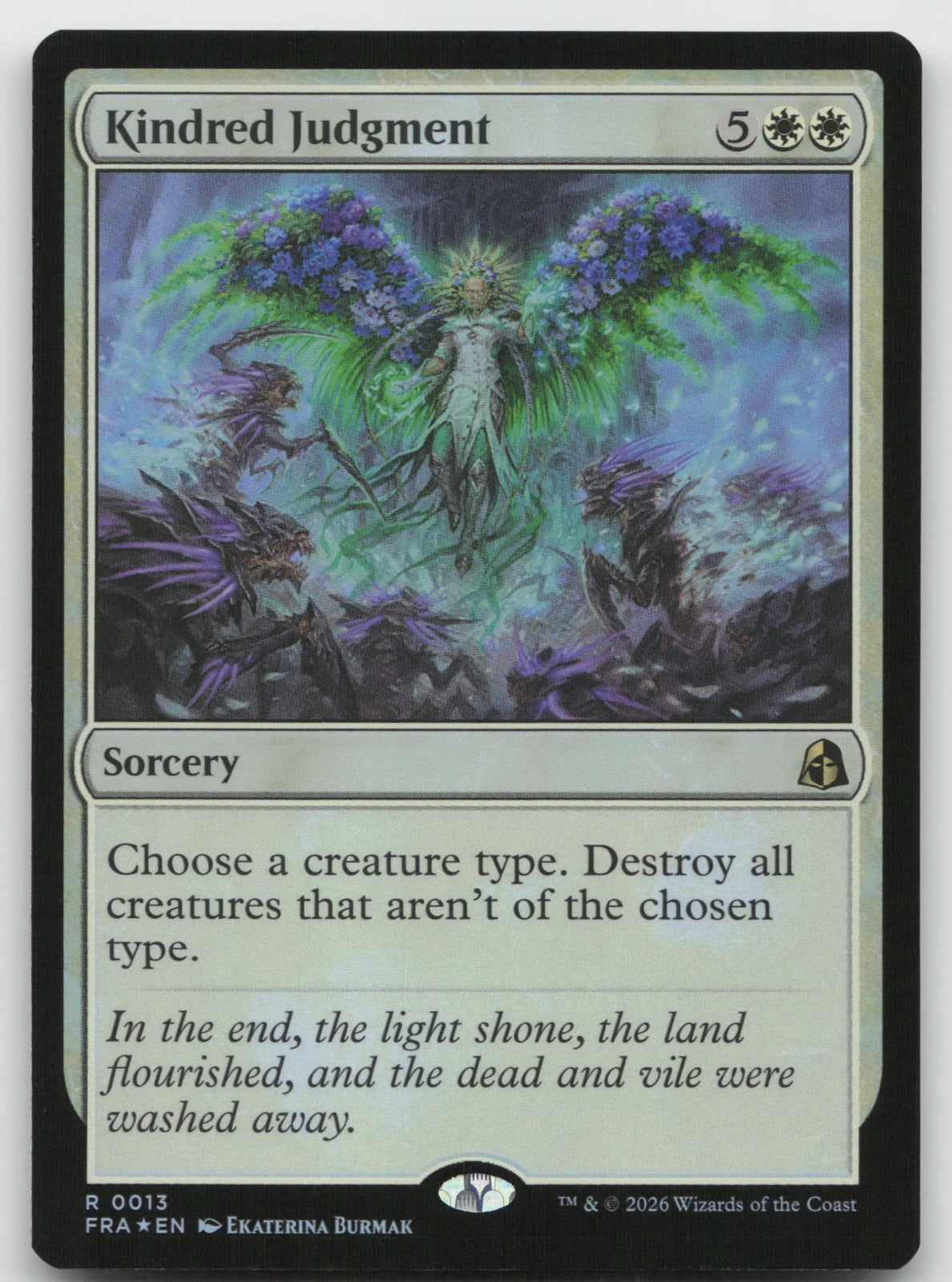 Kindred Judgment R Foil Reality Fracture 13 NM