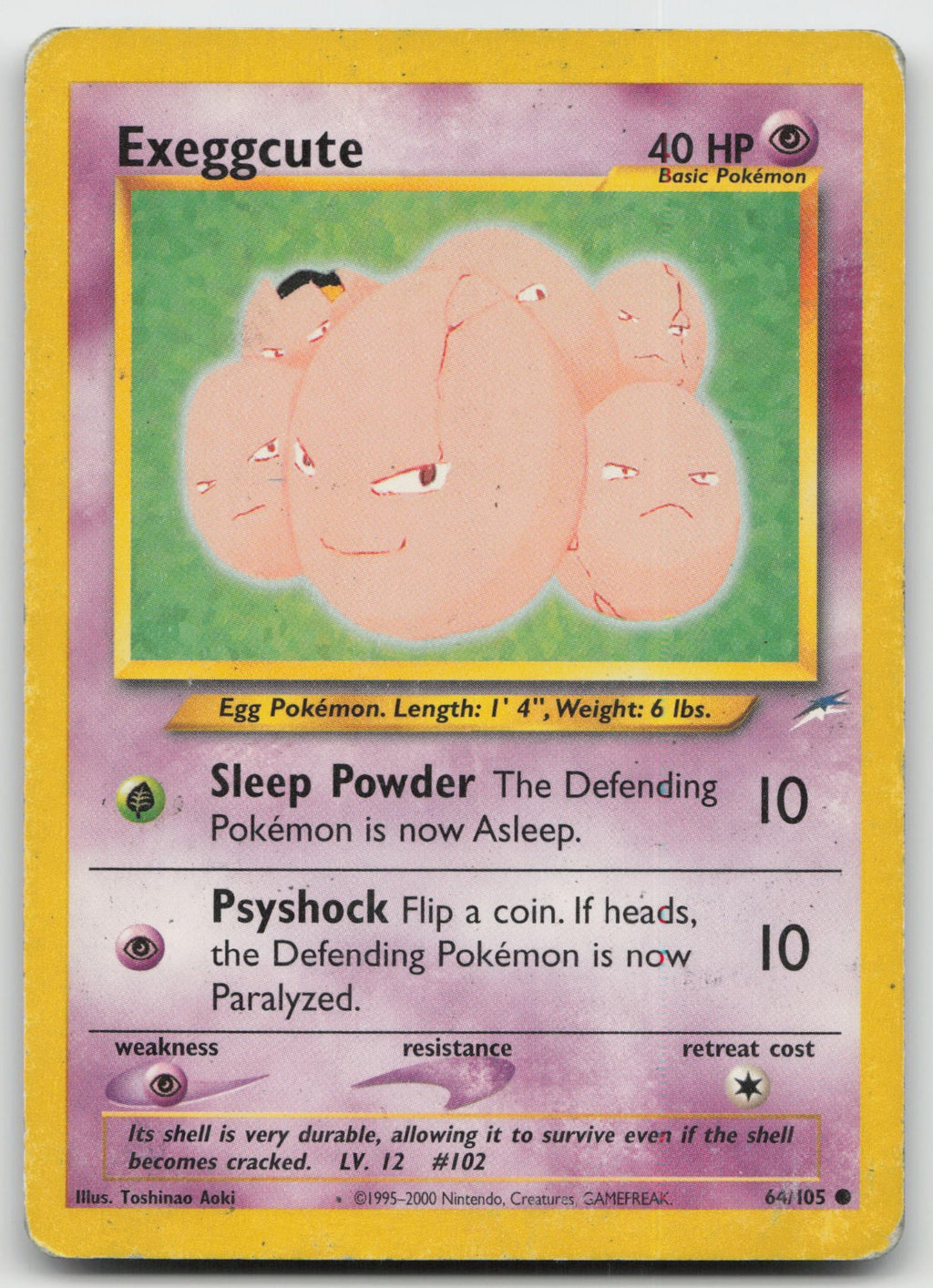 Exeggcute Common Unlimited Neo Destiny 64/105 DMG