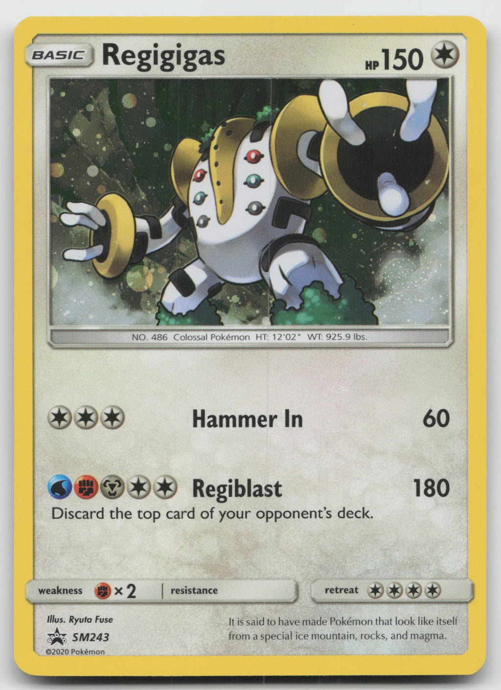 Regigigas Promo Holo SM Promos SM243 NM