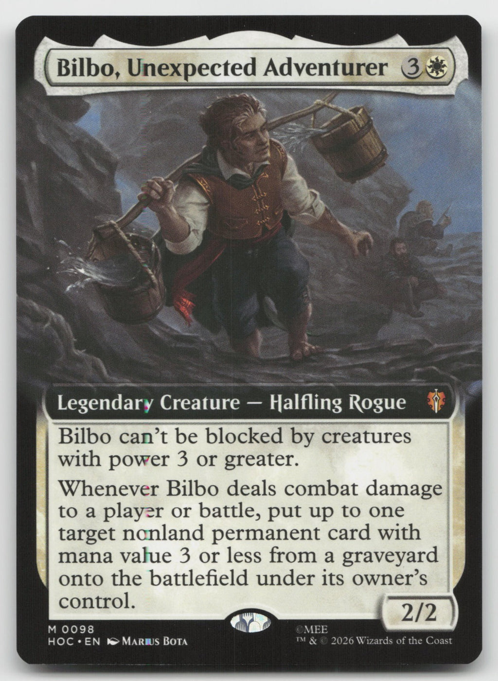 Bilbo, Unexpected Adventurer (Extended Art) M The Hobbit: Eternal-Legal 98 NM