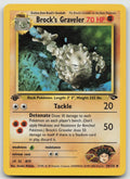 Brock's Graveler Uncommon 1st Edition Gym Challenge 34/132 LP
