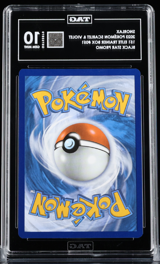 Snorlax Promo Holo SV: Scarlet & Violet Promo Cards SVP051 TAG 10 NOT PSA