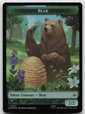 Stone Boulder // Bear Double-Sided Token T Foil The Hobbit 11 // 7 NM