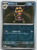 Krokorok Common Reverse Holo SV: Black Bolt 058/086 NM