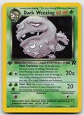 Dark Weezing Holo Rare 1st Edition Team Rocket 14/82 LP
