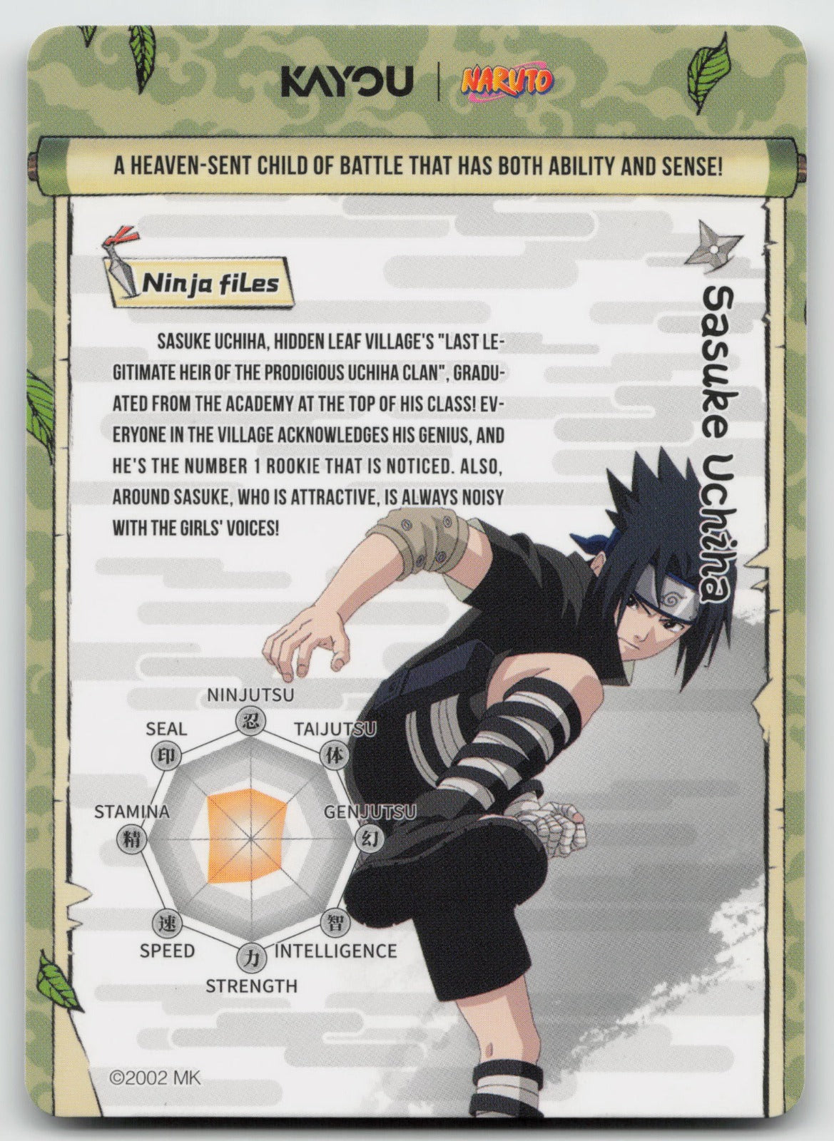 Sasuke Uchiha Base UR Earth Scroll Series 1 011L3 NM