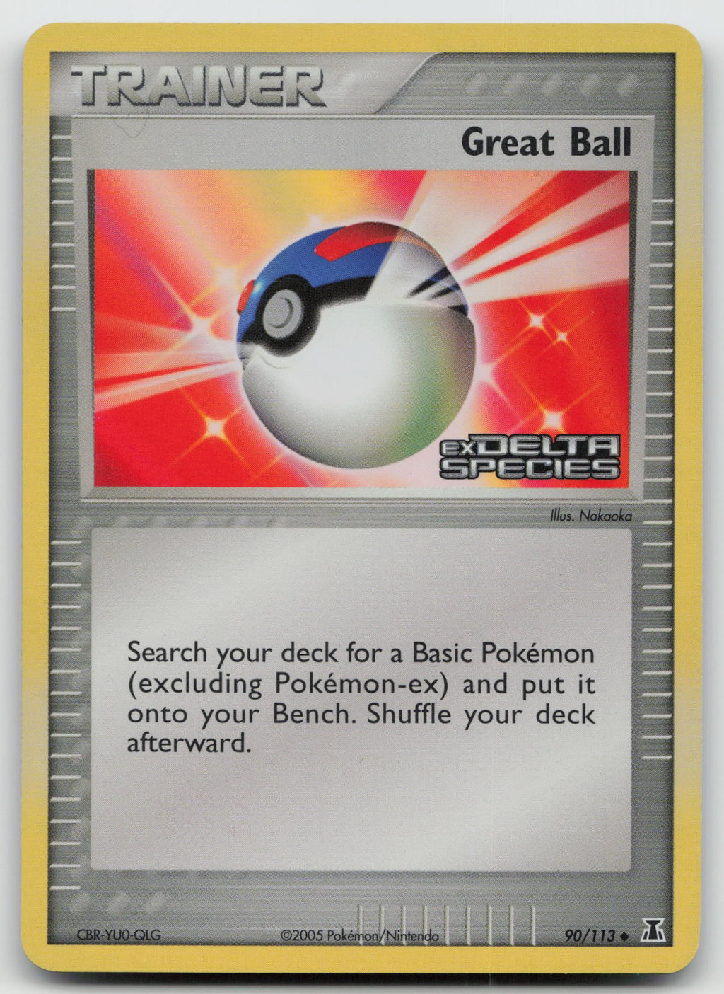 Great Ball Uncommon Reverse Holo Delta Species 90/113 LP