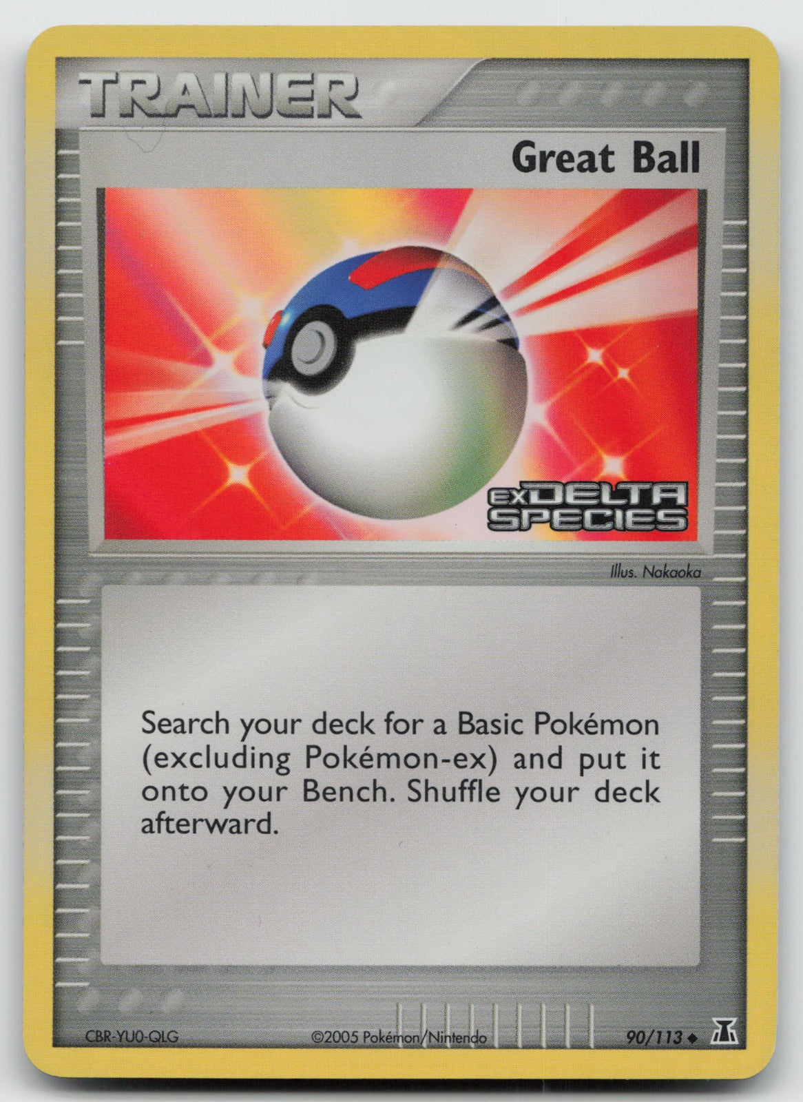 Great Ball Uncommon Reverse Holo Delta Species 90/113 LP