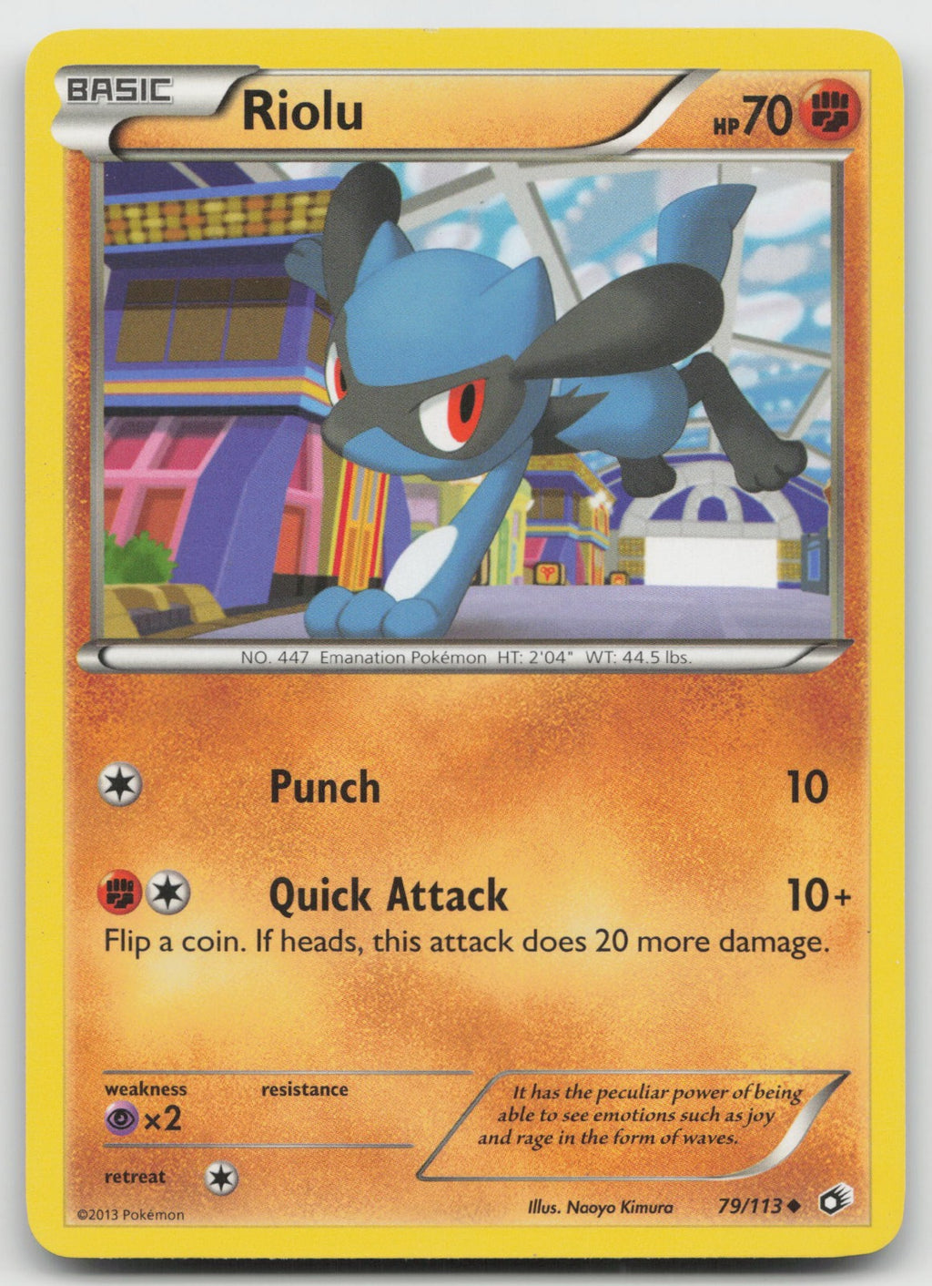 Riolu Uncommon Legendary Treasures 79/113 LP