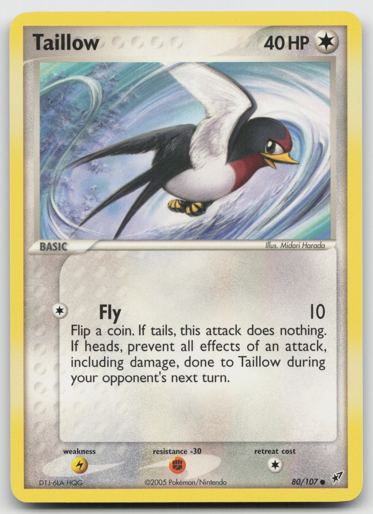 Taillow Common Normal Deoxys 80/107 LP