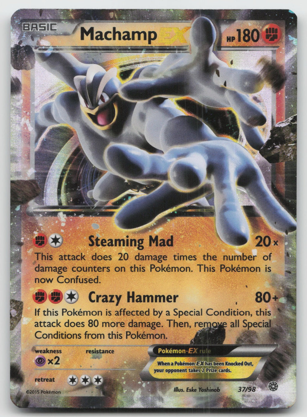 Machamp EX Ultra Rare XY - Ancient Origins 37/98 NM