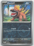 Maschiff Reverse Holo Common SV01: Scarlet & Violet Base Set 136/198 NM
