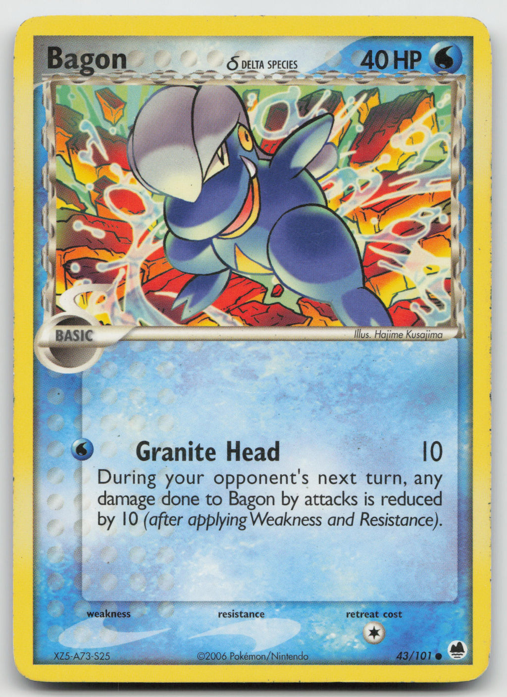 Bagon (Delta Species) Common Normal Dragon Frontiers 43/101 MP