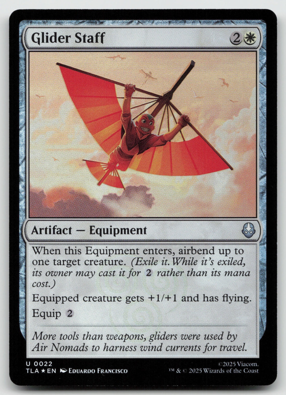 Glider Staff U Foil Avatar: The Last Airbender 0022 NM