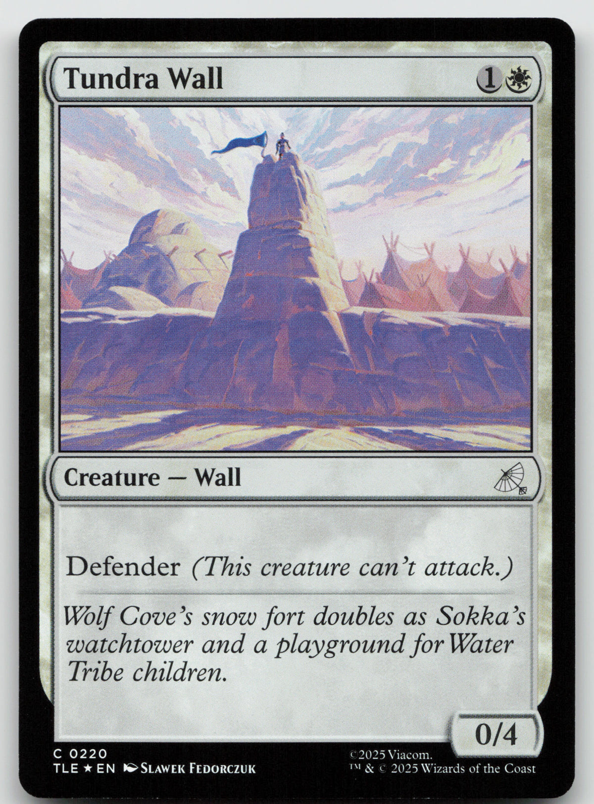 Tundra Wall (0220) C Foil Avatar: The Last Airbender: Eternal-Legal 220 NM