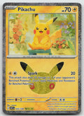 Pikachu Holo Pikachu Rare ME: 30th Celebration 025/128 NM