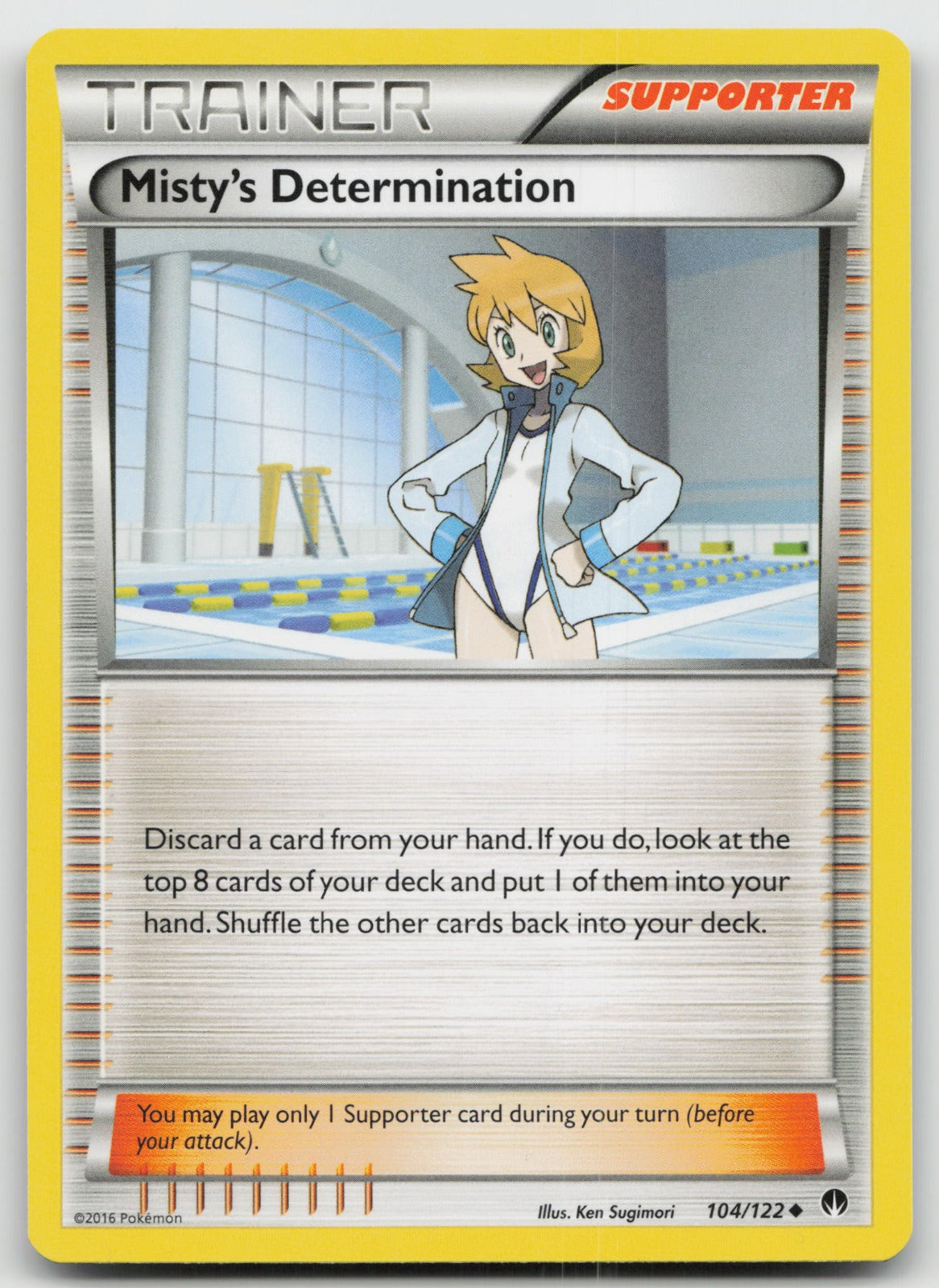 Misty's Determination Uncommon XY - BREAKpoint 104/122 LP