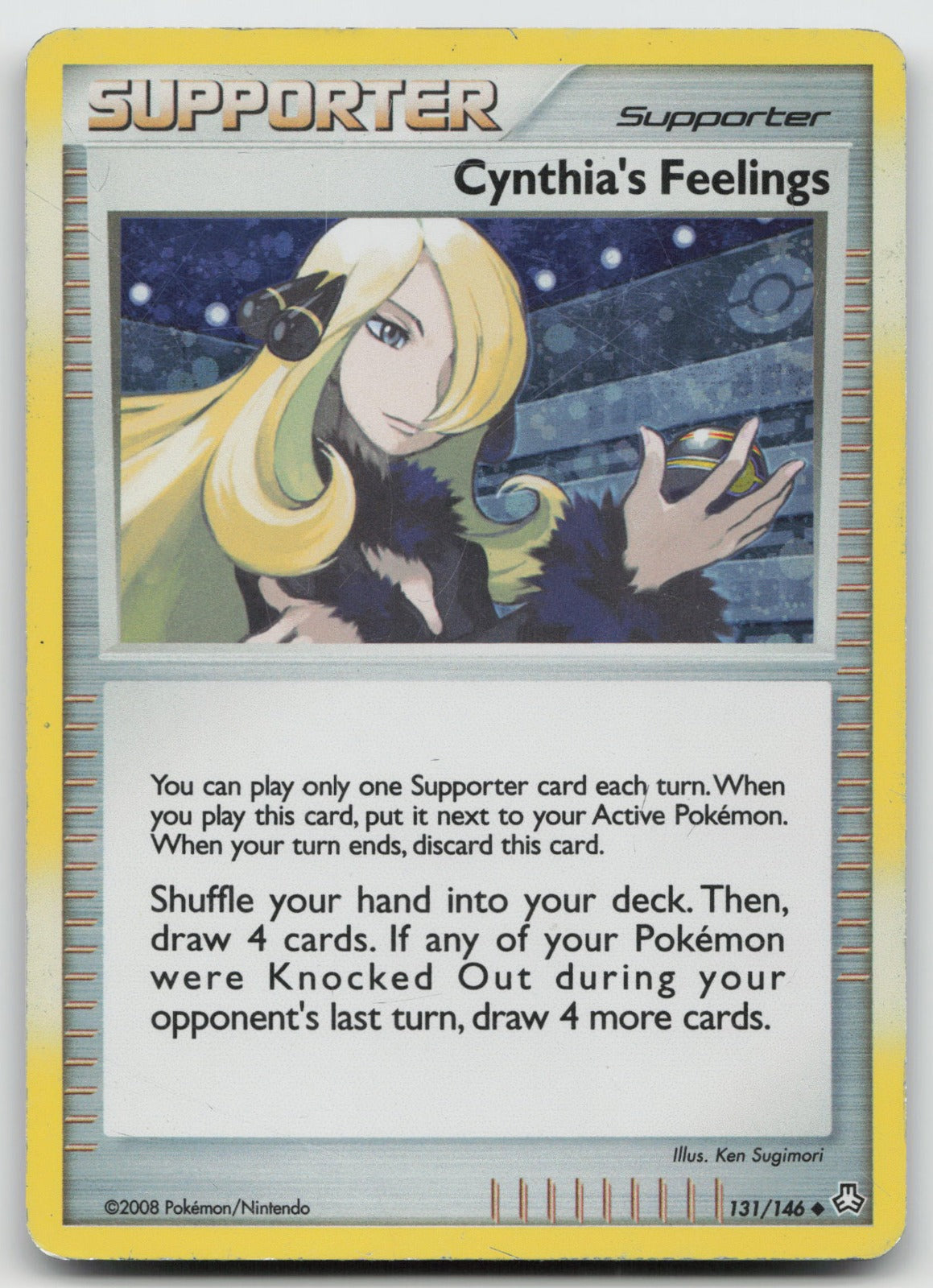 Cynthia's Feelings (Cosmos Holo) Legends Awakened Promo 131/146 HP