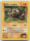 Brock's Geodude Uncommon Unlimited Gym Heroes 38/132 LP