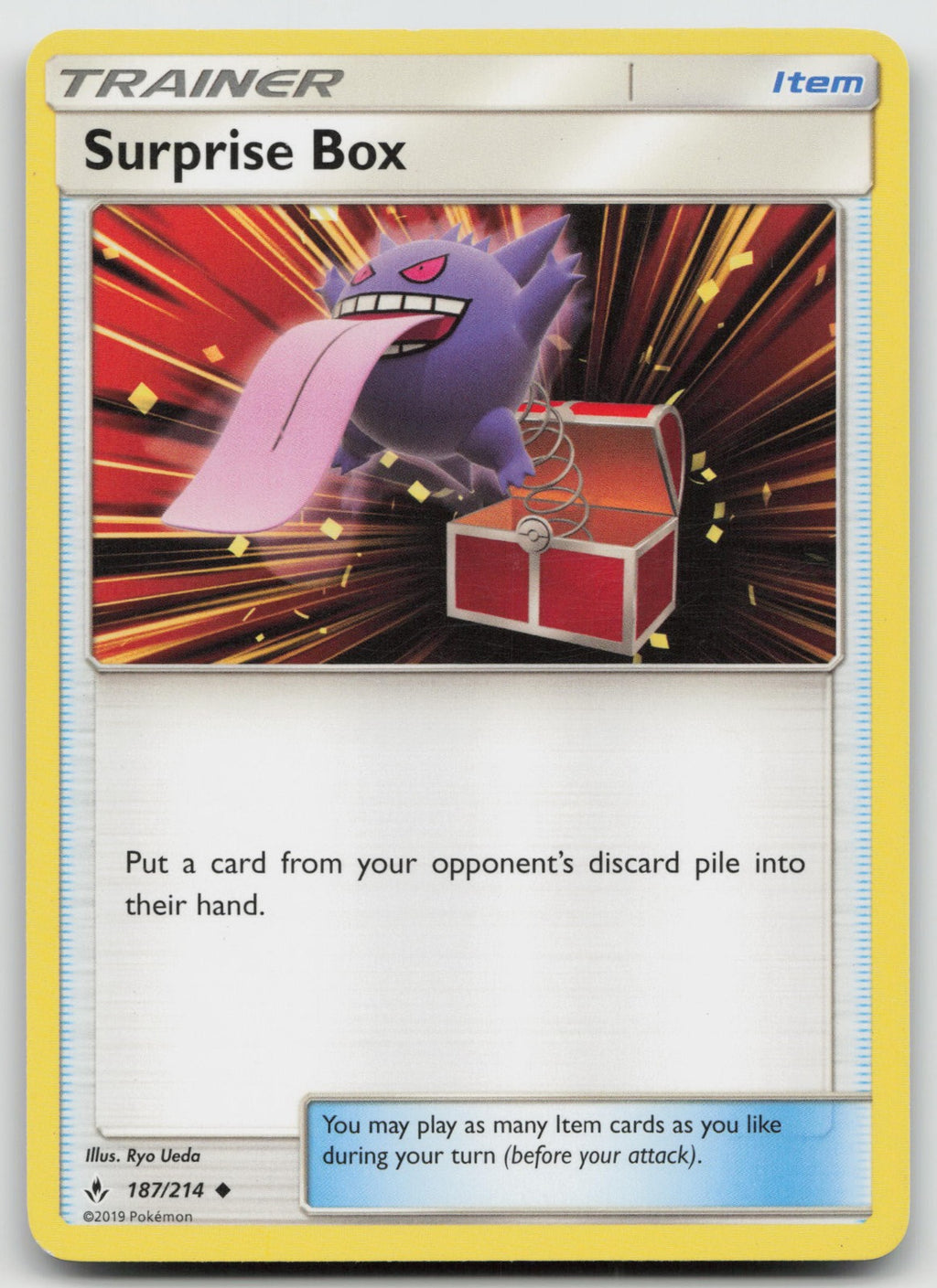 Surprise Box Uncommon SM - Unbroken Bonds 187/214 NM/VLP