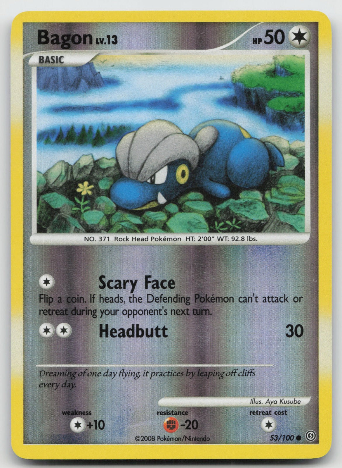 Bagon Common Reverse Holo Stormfront 53/100 LP