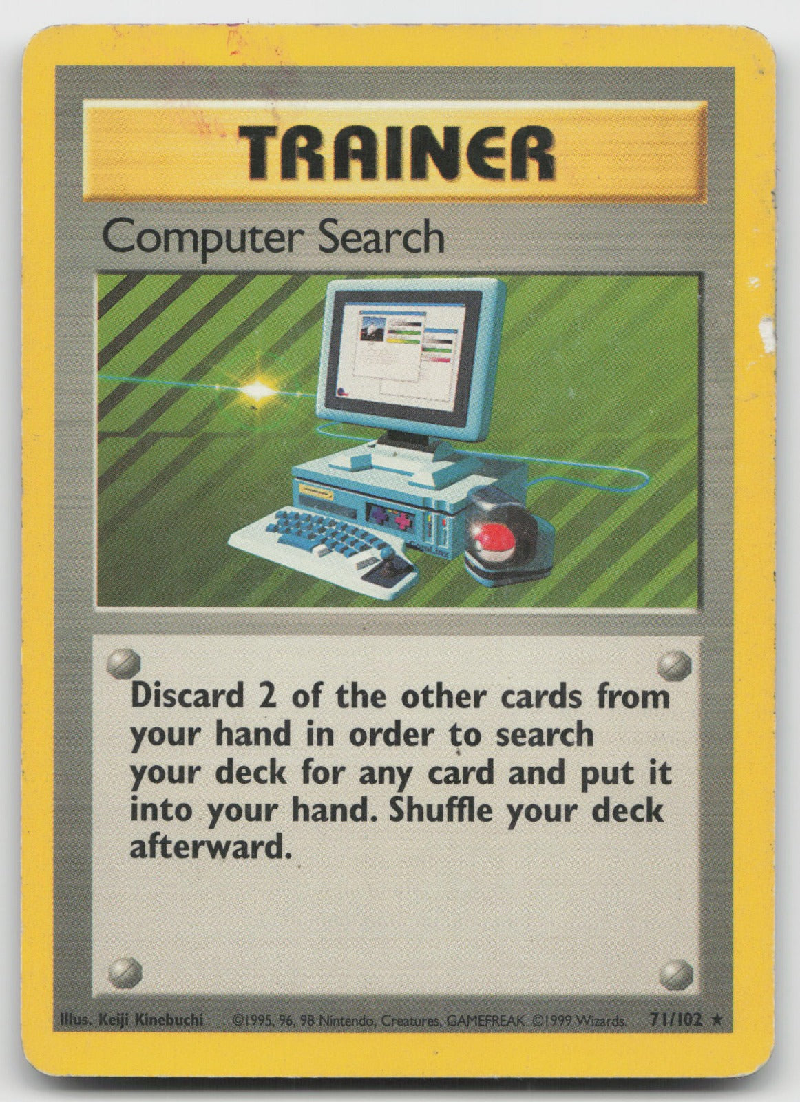 Computer Search Rare Base Set 71/102 HP
