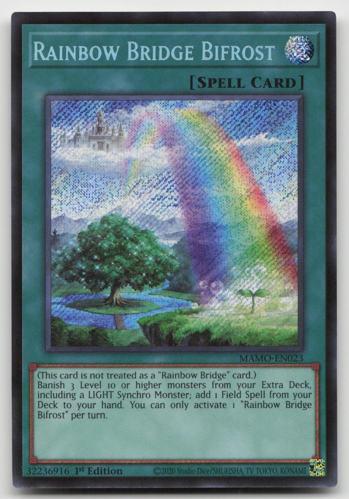 Rainbow Bridge Bifrost 1st Secret Rare Magnificent Monsters MAMO-EN023 NM