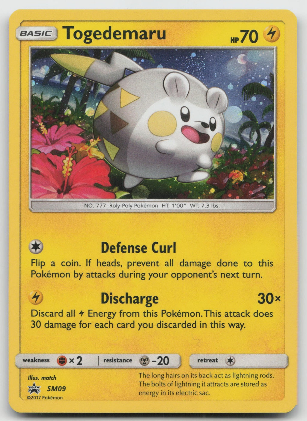 Togedemaru - Promo SM Promos SM09 NM