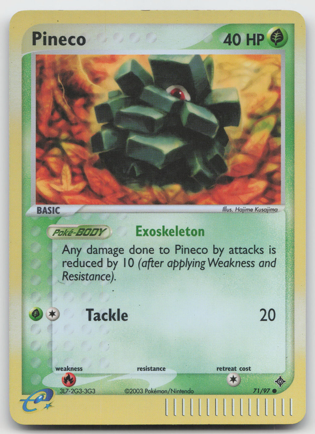 Pineco Common Normal Dragon 71/97 VLP