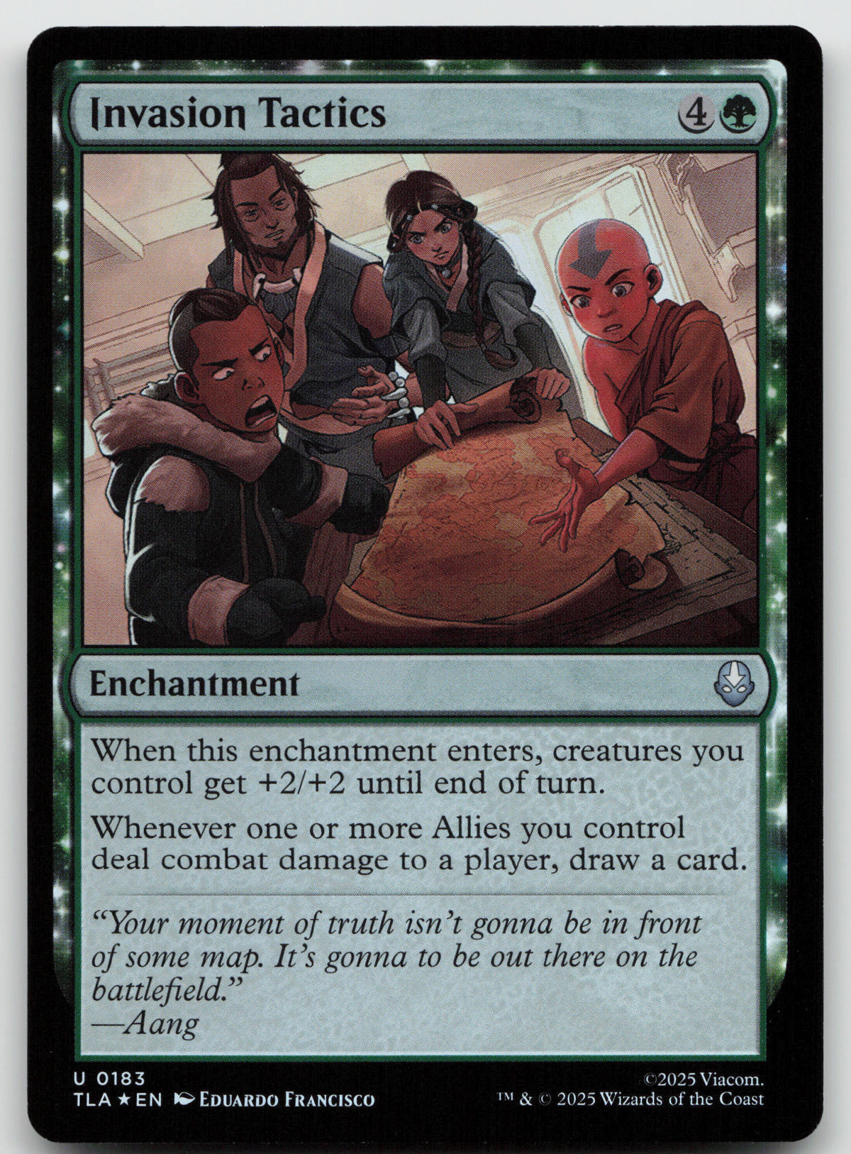Invasion Tactics U Foil Avatar: The Last Airbender 183 NM