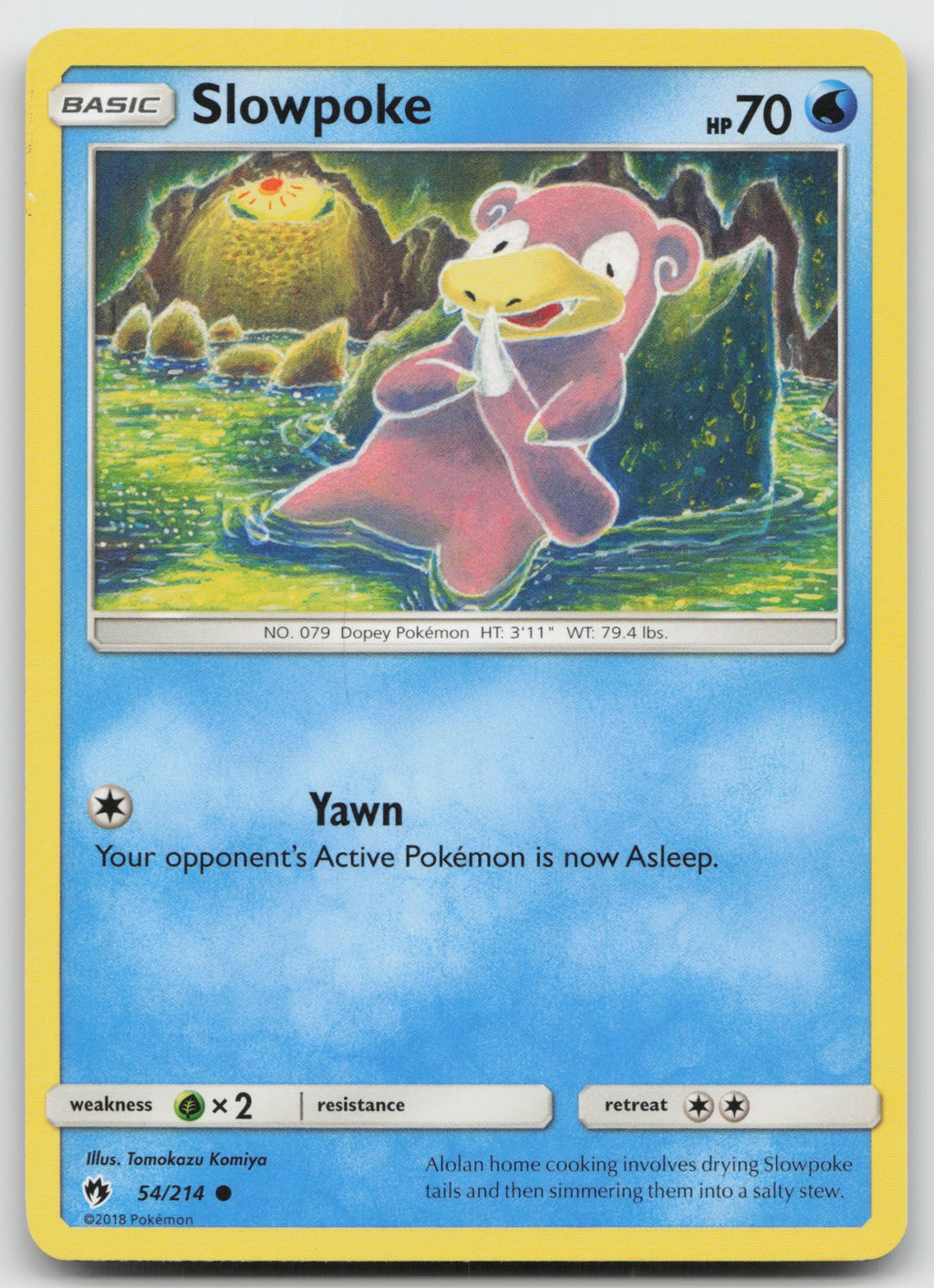 Slowpoke Common SM - Lost Thunder 54/214 NM