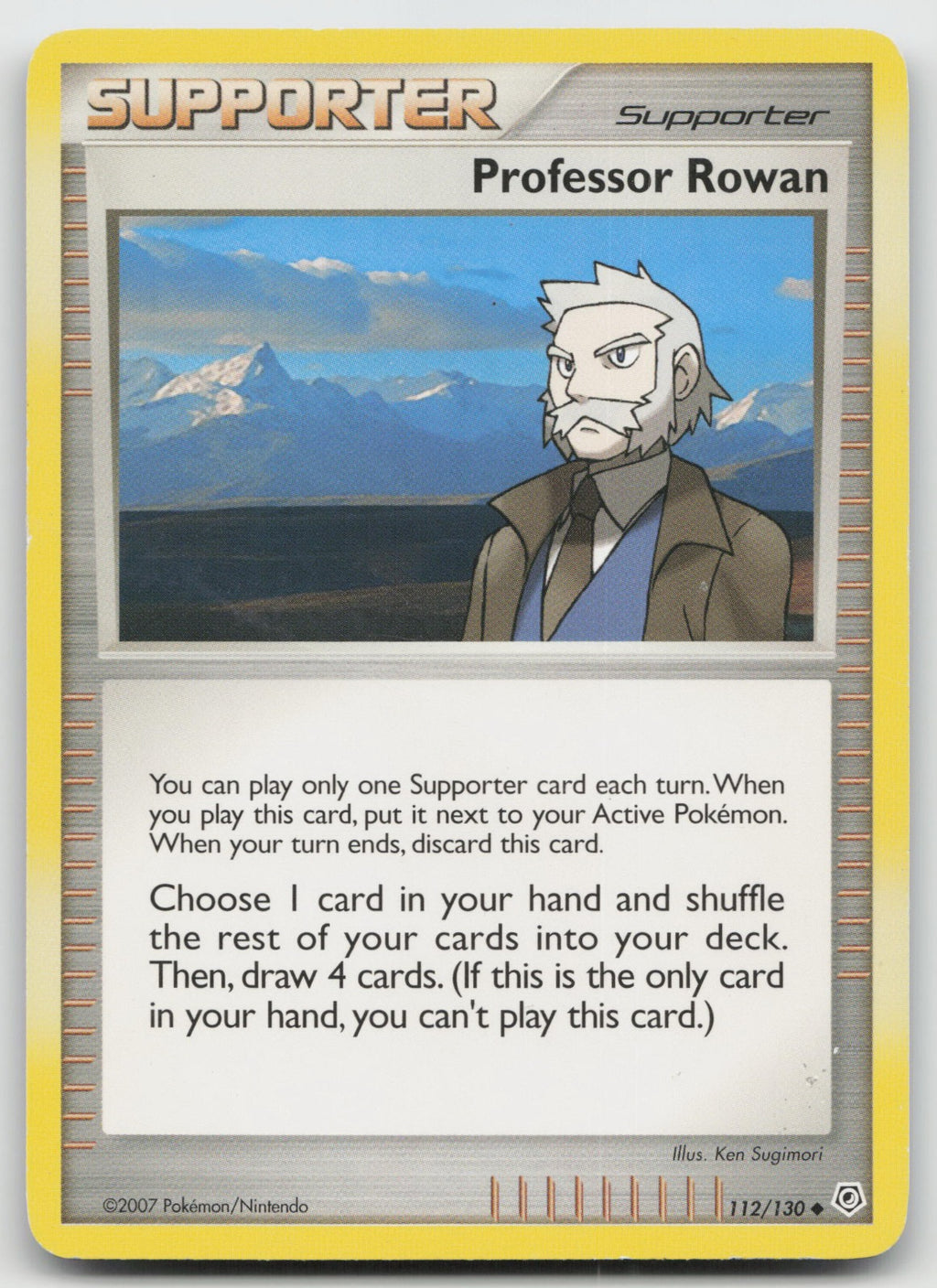 Professor Rowan Uncommon Diamond and Pearl 112/130 DMG