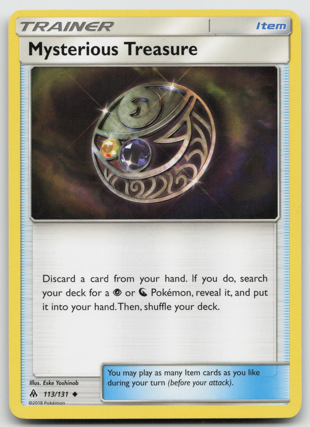 Mysterious Treasure Uncommon SM - Forbidden Light 113/131 LP