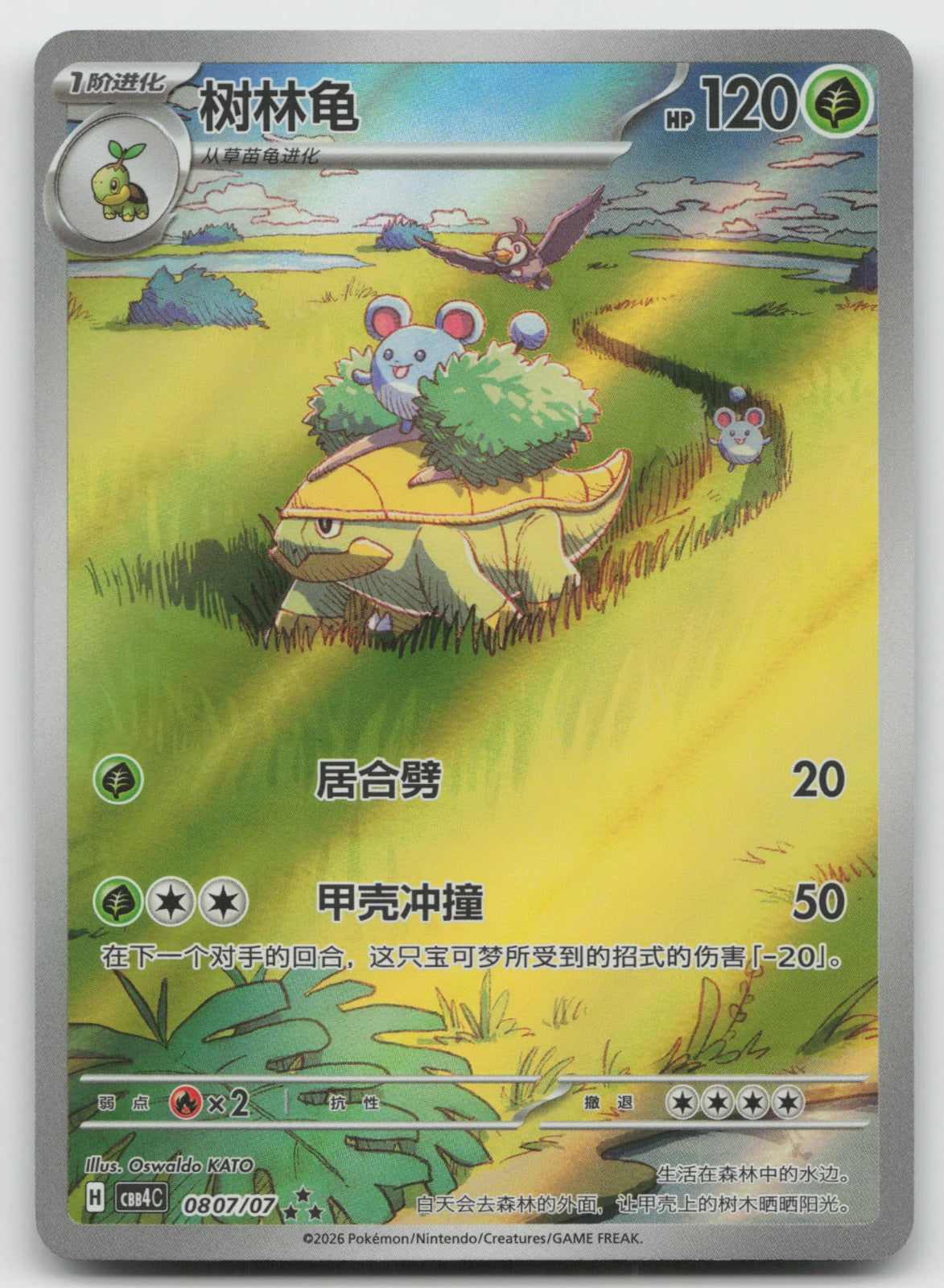 Grotle Triple Rare Gem Vol 4 08 07/196 NM
