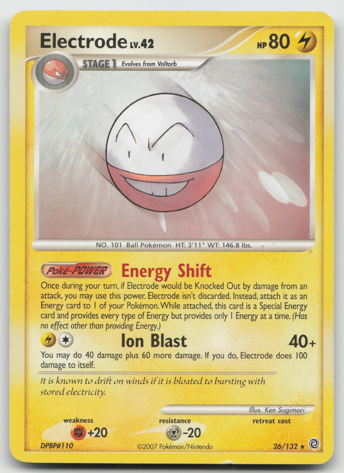 Electrode Rare Secret Wonders 26/132 DMG