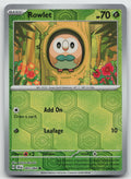 Rowlet Common Reverse Holo SV: Shrouded Fable 003/064 NM