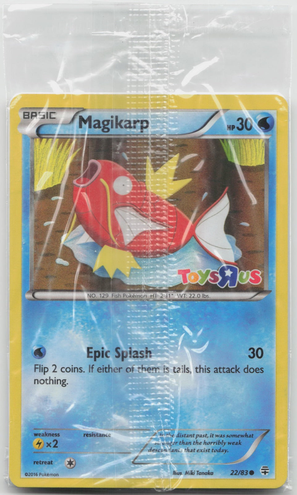 Magikarp (Toys R Us Stamped) Promo Holo XY Generations 22/83 NM SEALED