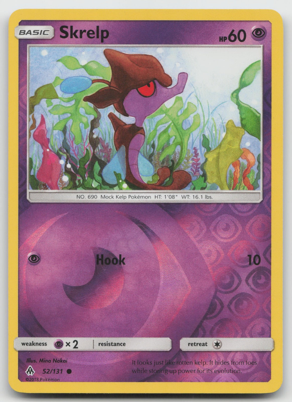 Skrelp Reverse Holo Common SM - Forbidden Light 52/131 LP
