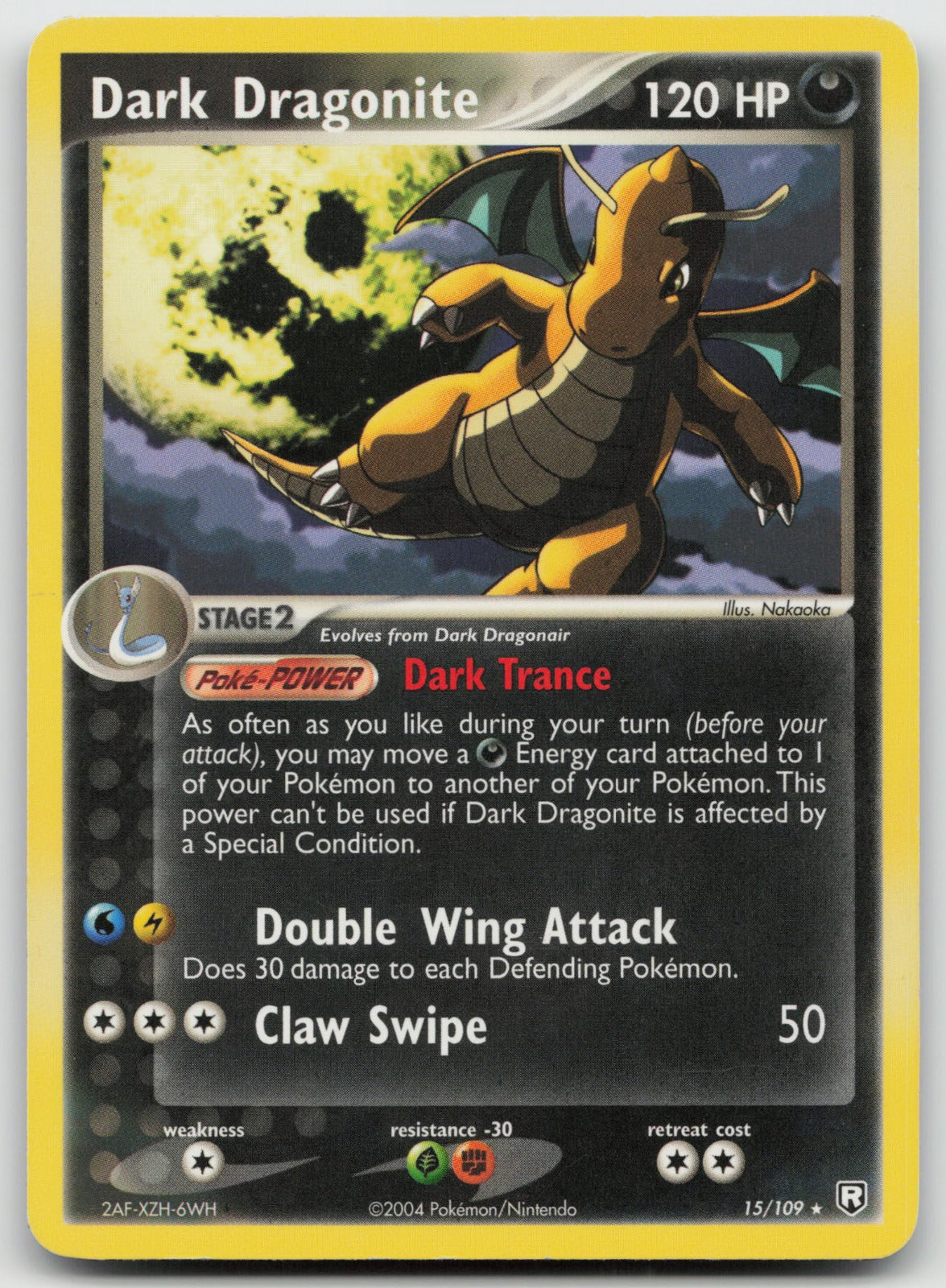 Dark Dragonite Rare Team Rocket Returns 15/109 LP/MP