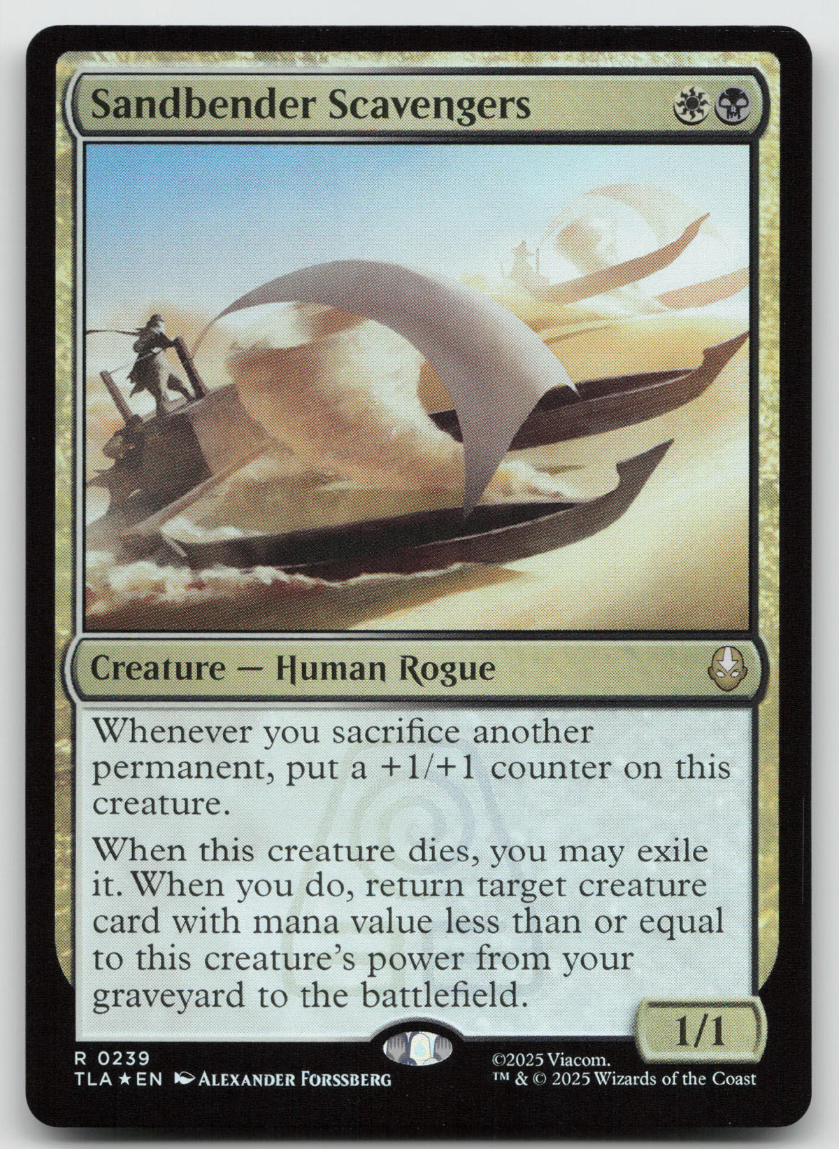 Sandbender Scavengers R Foil Avatar: The Last Airbender 239 NM