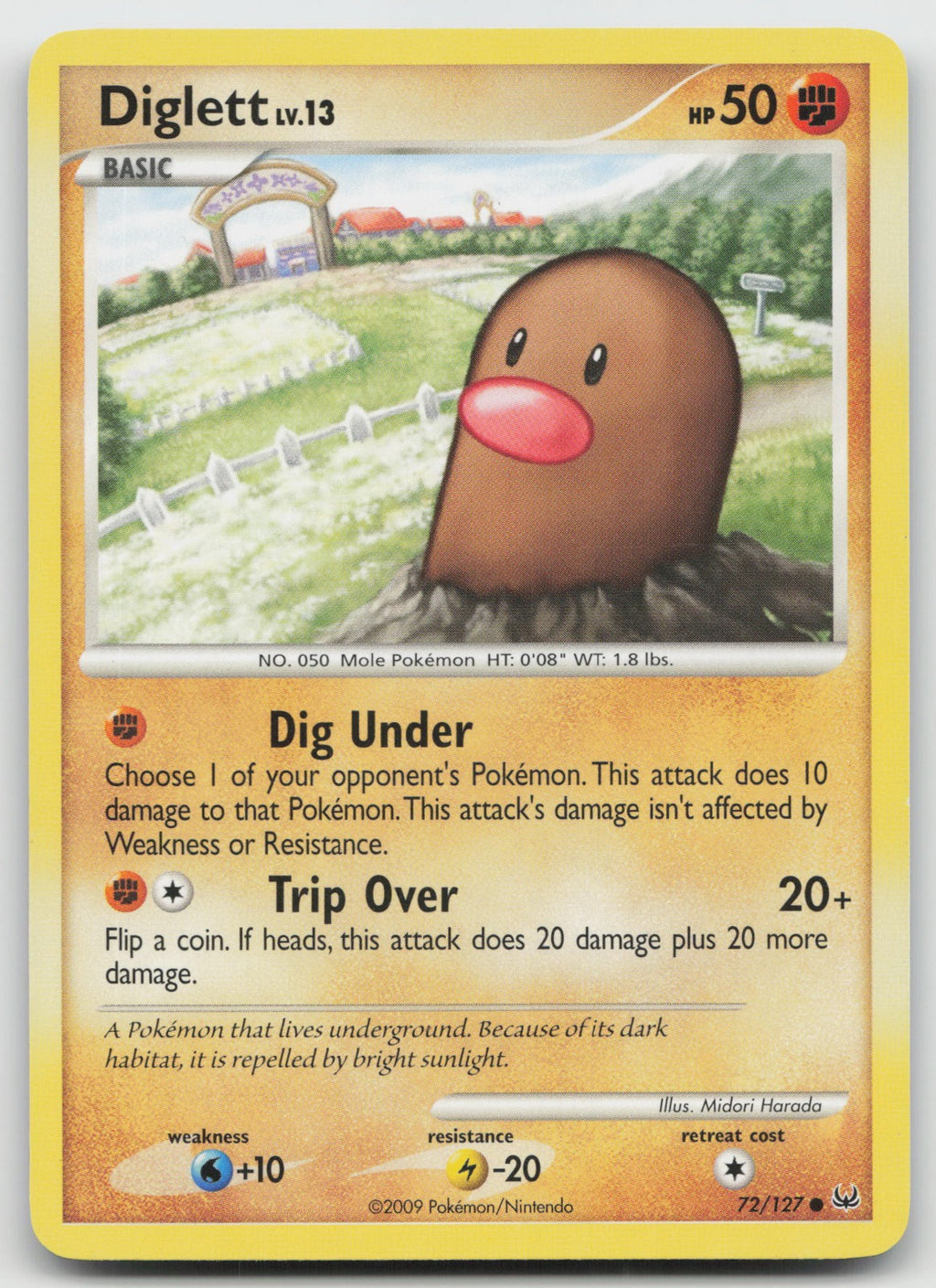 Diglett Common Platinum 72/127 LP